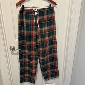 SHEIN Green Plaid Lounge Pajama Pants Size XL
